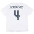 Sergio Ramos #4 Real Madrid Home Retro Jersey 2015/16