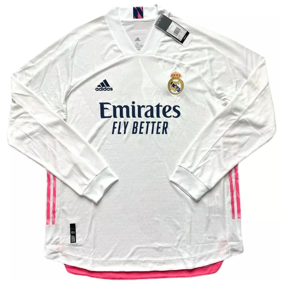 Real Madrid Home Long Sleeve Fan Jersey 2020/21 Vini Jr. 20