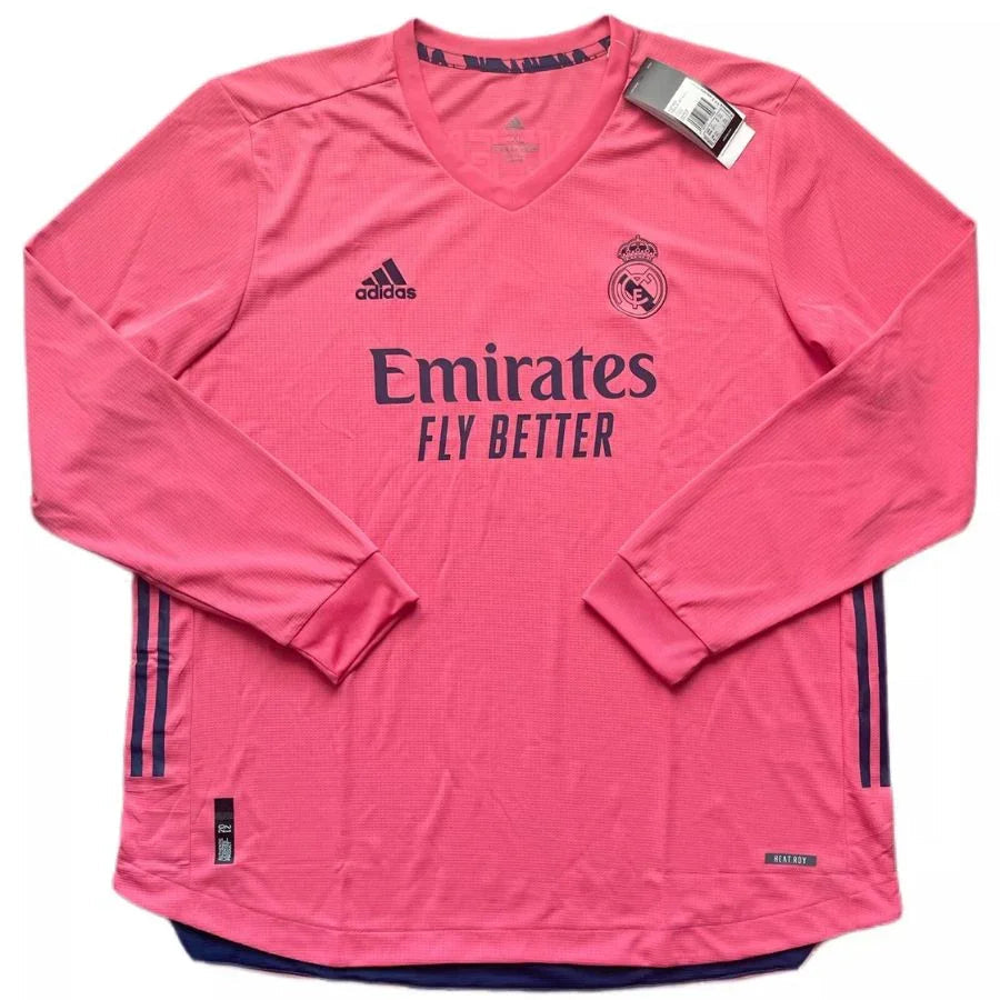 Real Madrid Away Long Sleeve Fan Jersey 2020/21 Vini Jr. 20