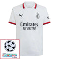 AC Milan Away Fan Jersey 2024/25 Patches UCL UEFA Foundation (Official Printing)