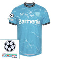 Bayer 04 Leverkusen Third Fan Jersey 2024/25 Patches UCL UEFA Foundation (Official Printing)