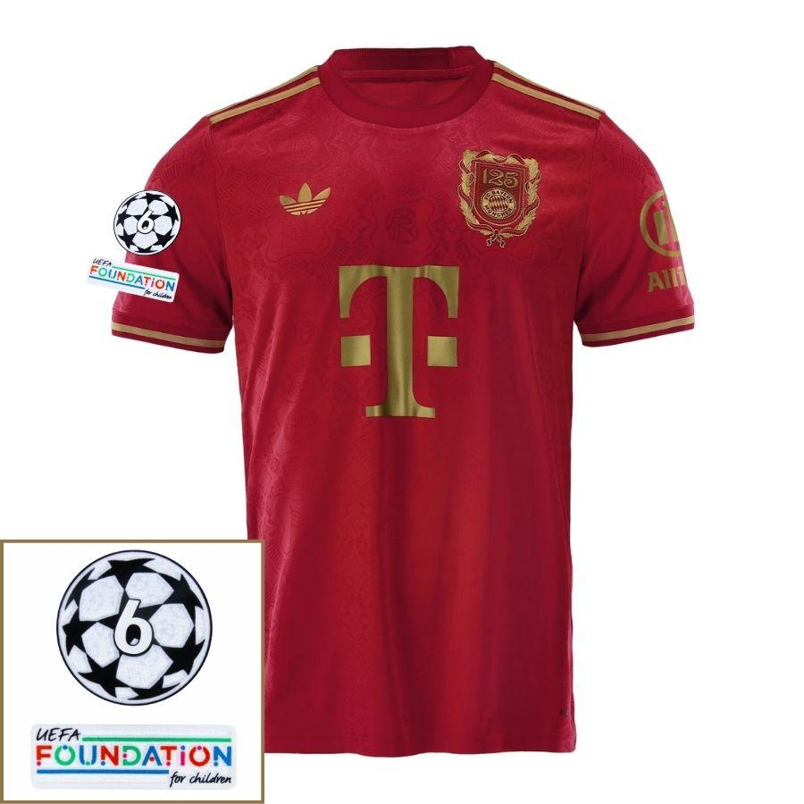 Bayern München 125-Years Anniversary Fan Jersey 2024/25 Patches UCL UEFA Foundation (Official Printing)