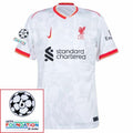 Liverpool Away 2024/25 Patches UCL UEFA Foundation (Official Printing)