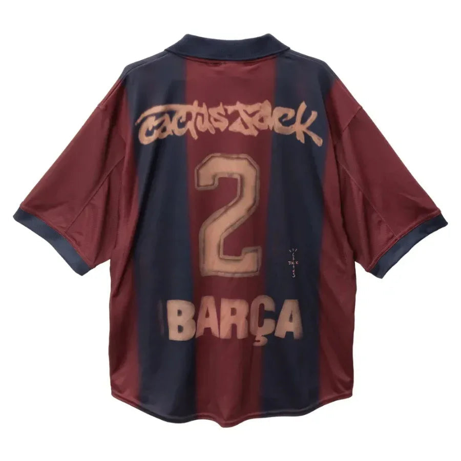 Travis Scott x FC Barcelona Retro 2000/01 Home Authentic Player