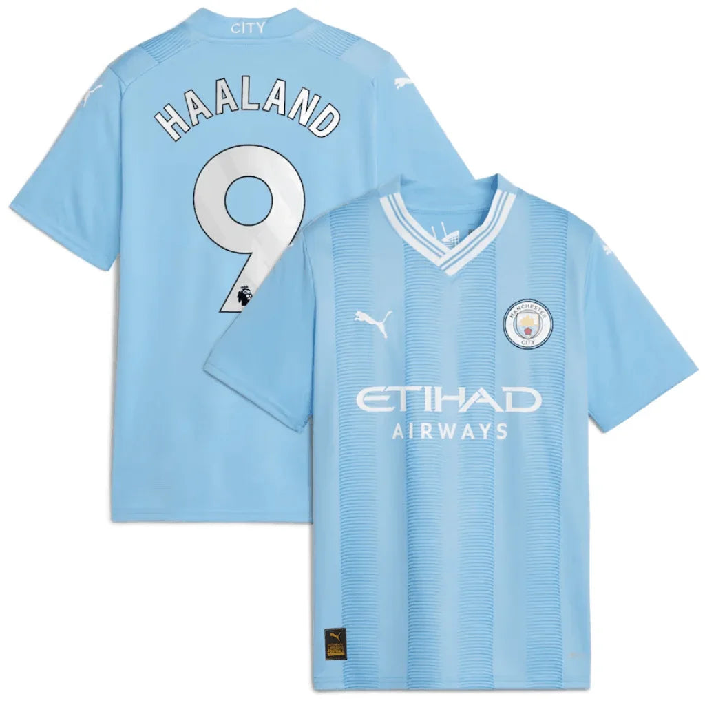 Haaland 9 Manchester City Home Jersey 2023/24