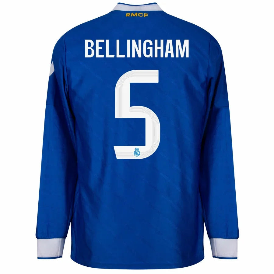 Real Madrid Third Bellingham 5 Fan Jersey Long Sleeve 2025/26