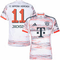 Bayern München Away Nicolas Jackson 11 Fan Jersey 2025/26