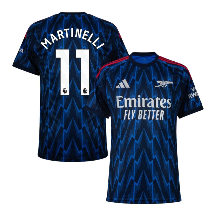 Arsenal Martinelli 11 Away Fan Jersey 2025/26