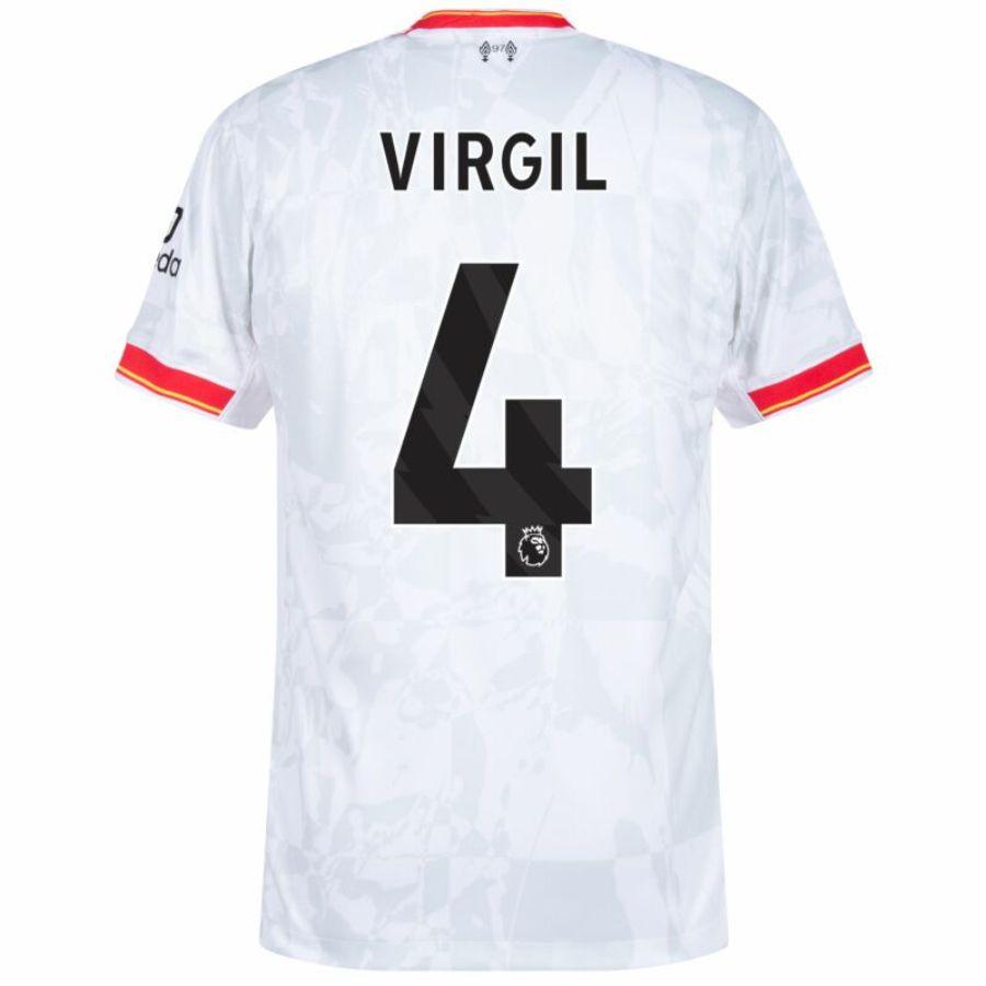 Liverpool Virgil 4 Away 2024/25 Patches UCL UEFA Foundation (Official Printing)