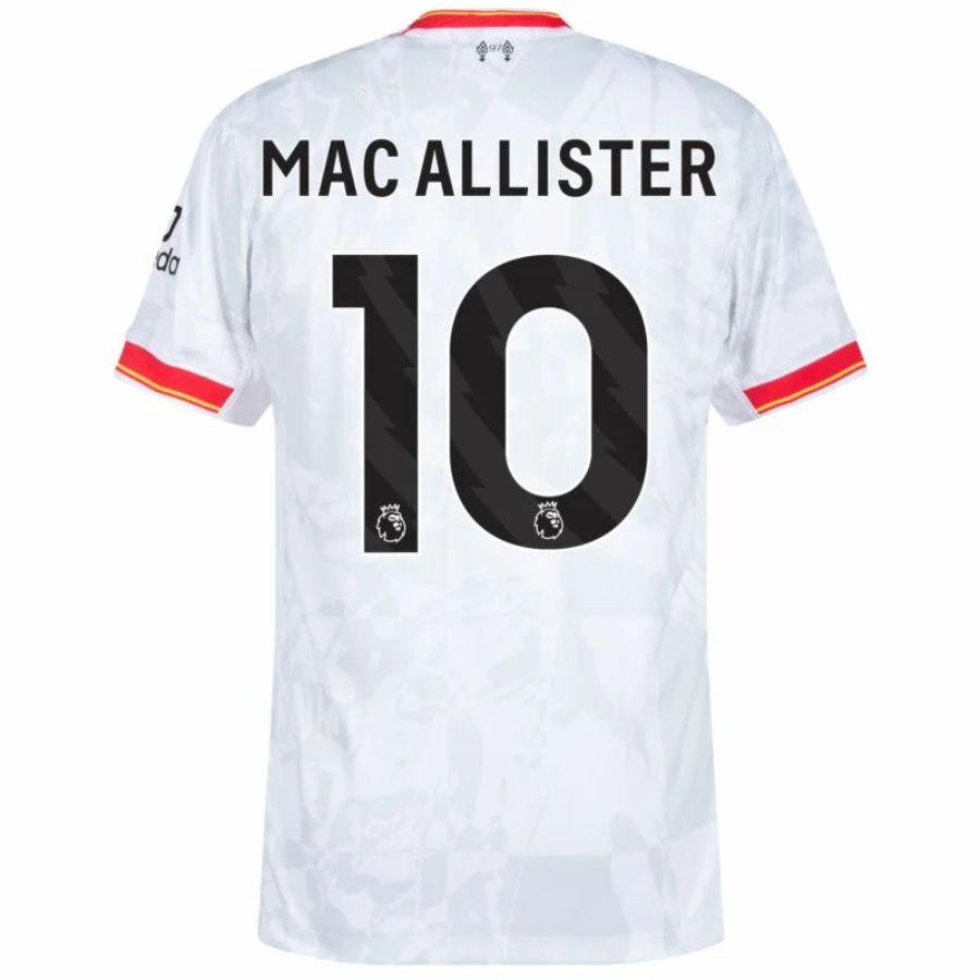 Liverpool Mac Allister 10 Away 2024/25 Patches UCL UEFA Foundation (Official Printing)