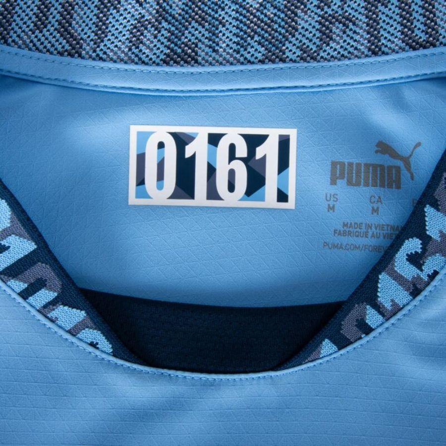 Manchester City De Haaland 9 Home 2024/25 Patches UCL UEFA Foundation (Official Printing)