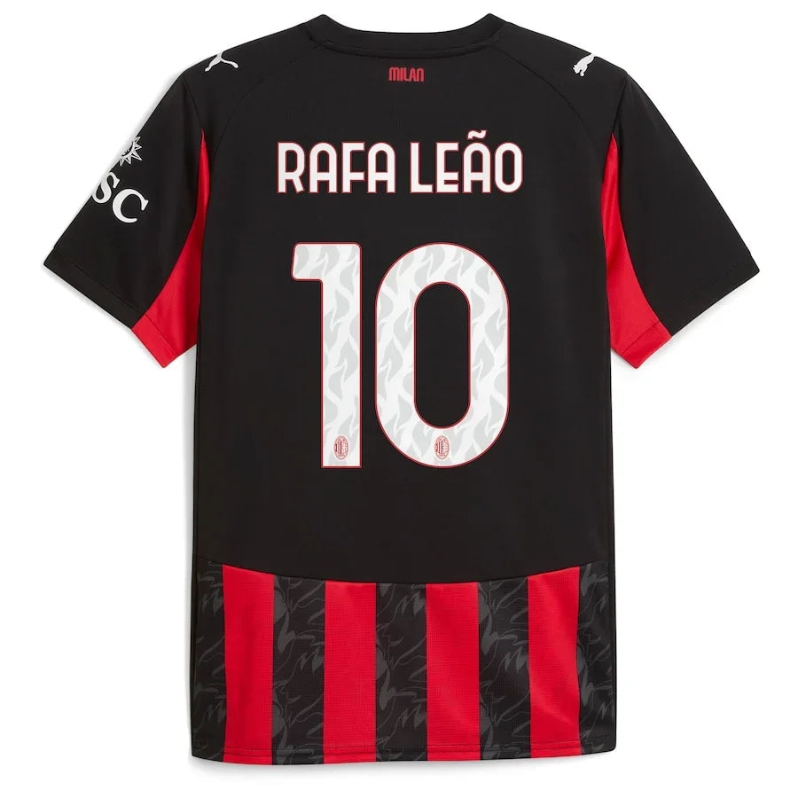 Milan Rafael Leão 10 Home Fan Jersey 2025/26