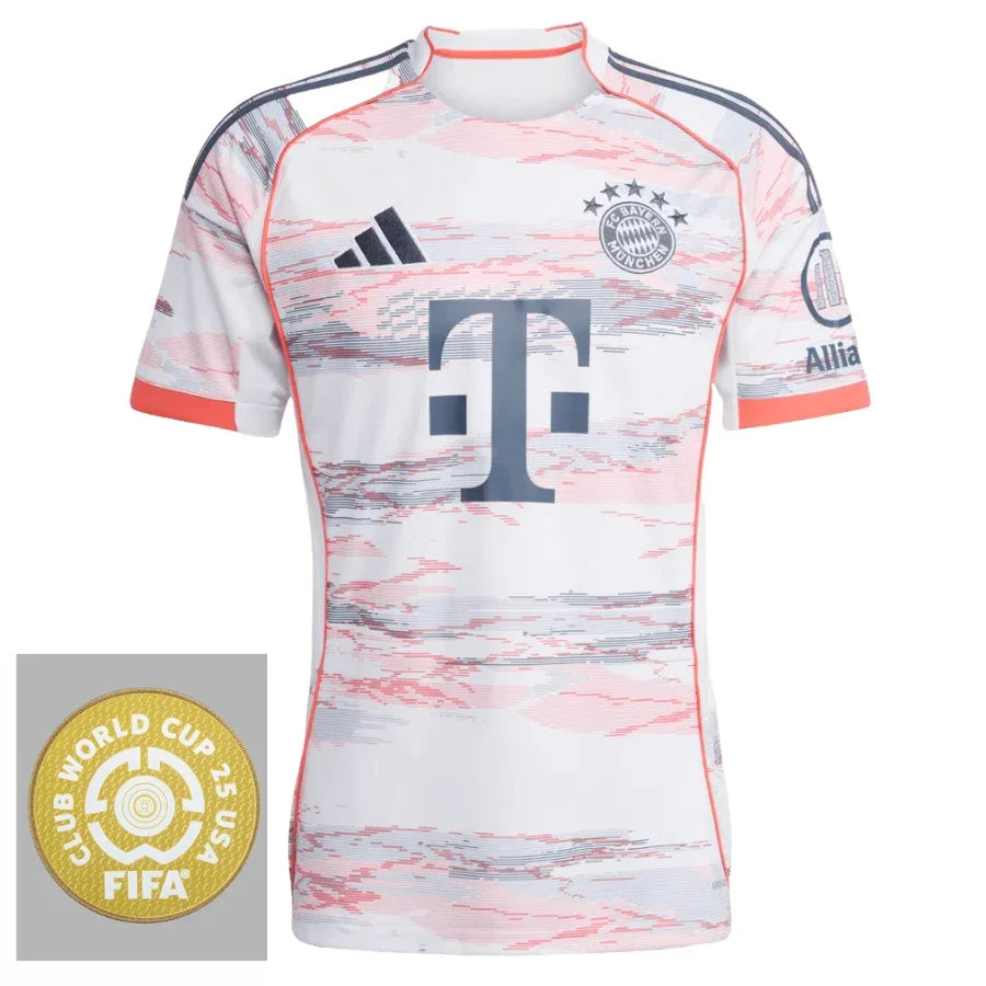 Bayern Away Fan Jersey 2025/26 Patch Club World Cup