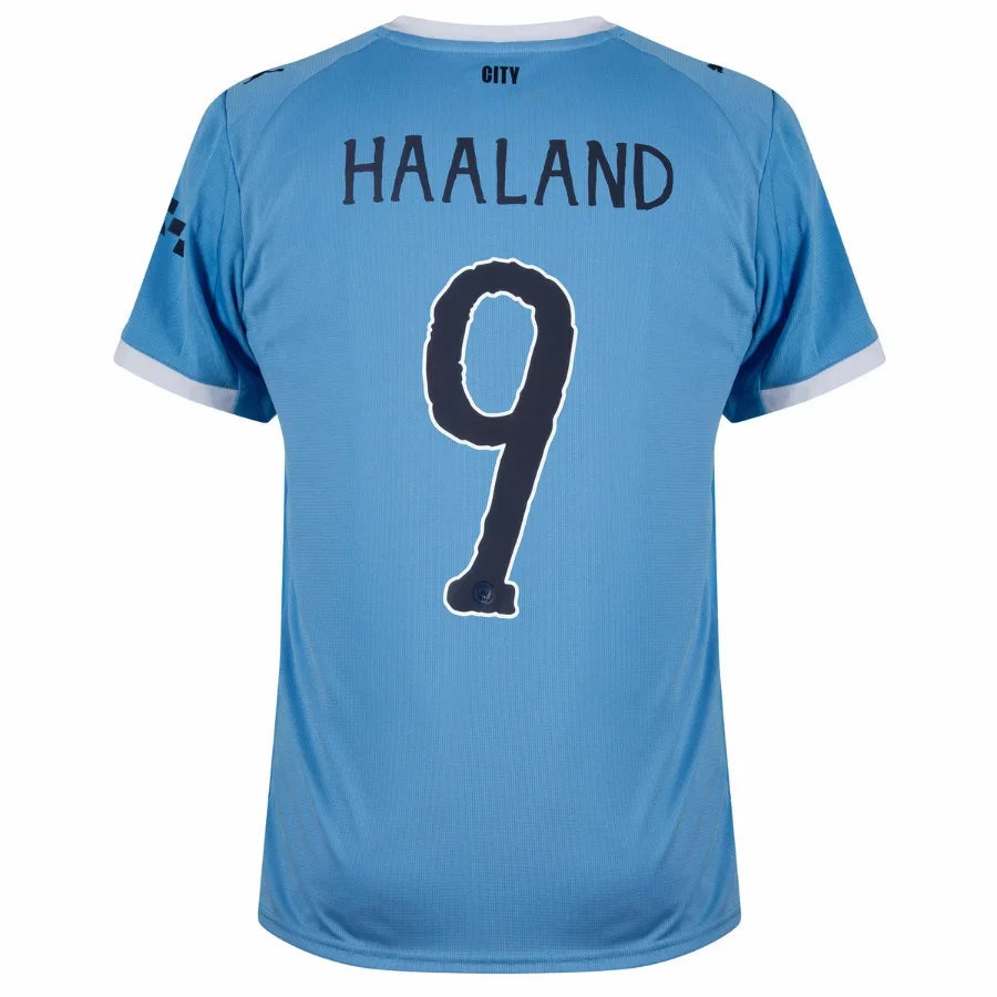 Manchester City Home Haaland 9 Fan Jersey 2025/26
