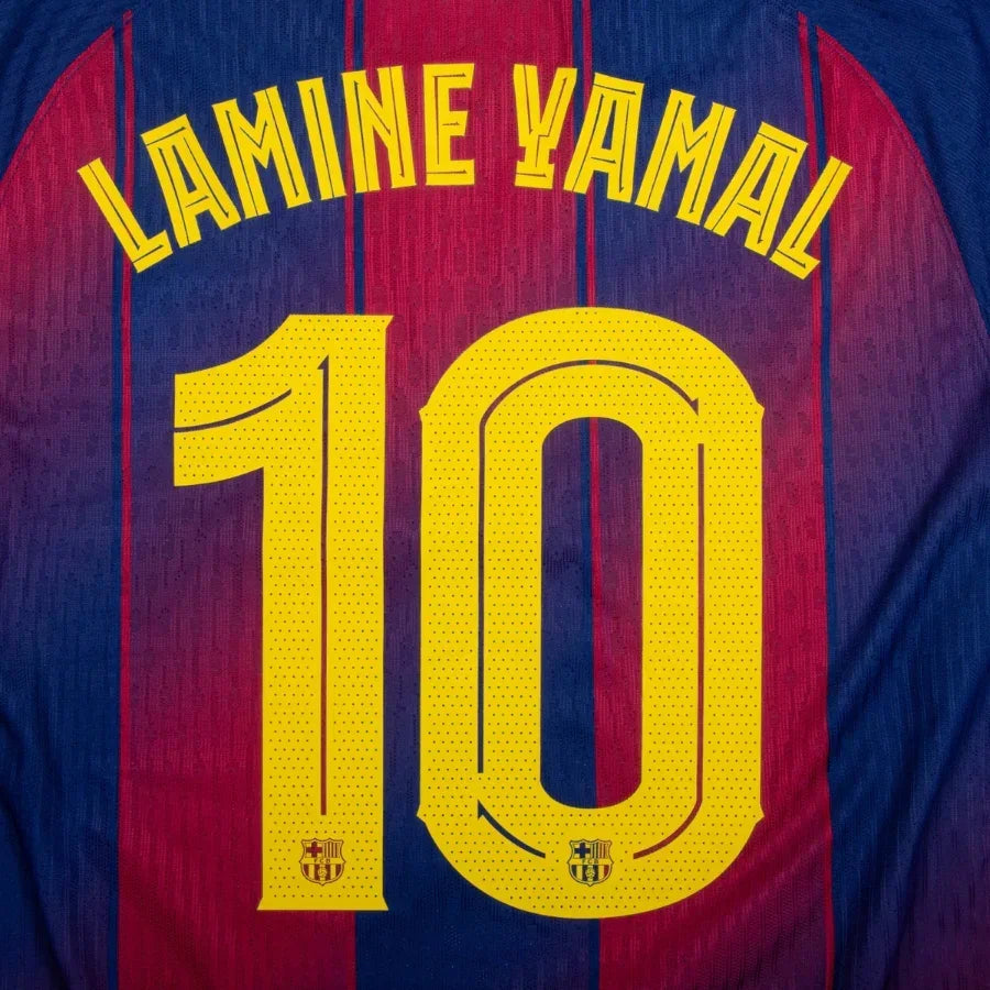 Barcelona Lamine Yamal 10 Home Authentic Player 2025/26 Dri-Fit ADV Match