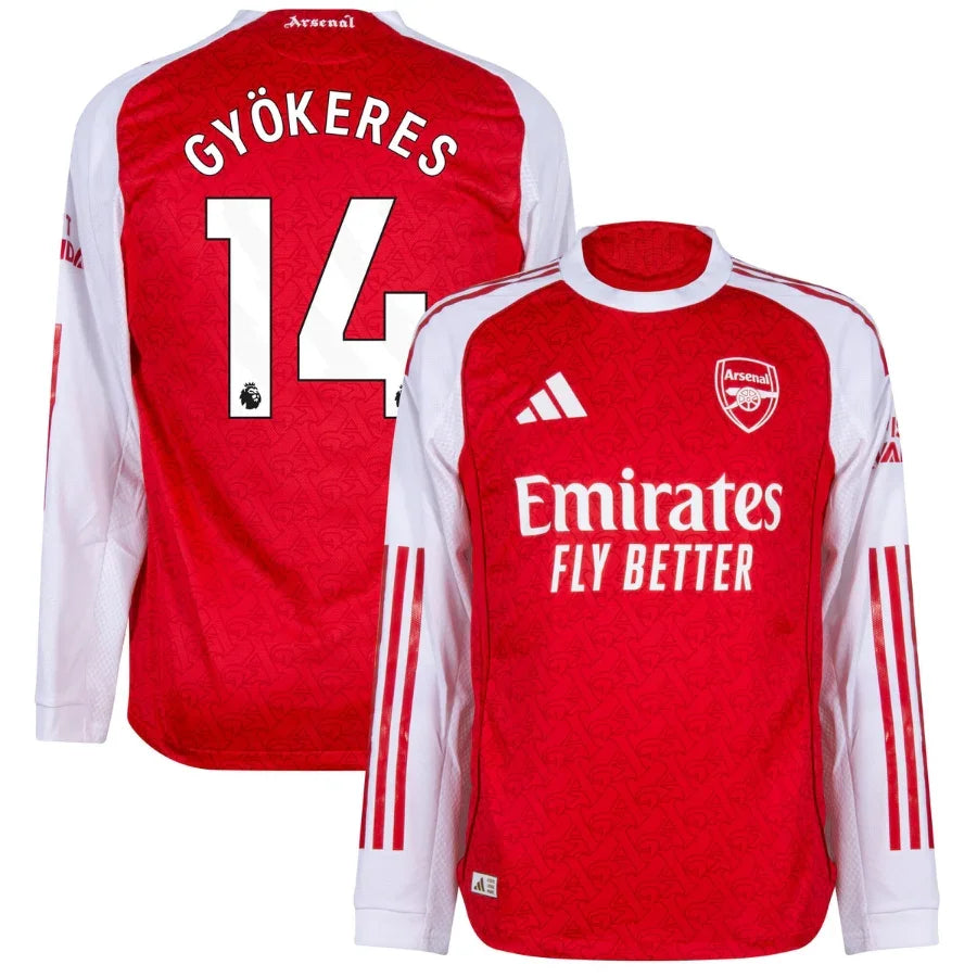 Arsenal Gyökeres 14 Home Long Sleeve Fan Jersey 2025/26