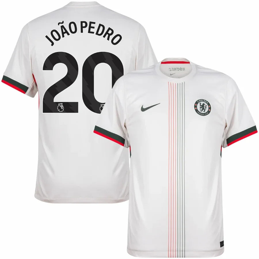 Chelsea Joao Pedro 20 Away Fan Jersey 2025/26