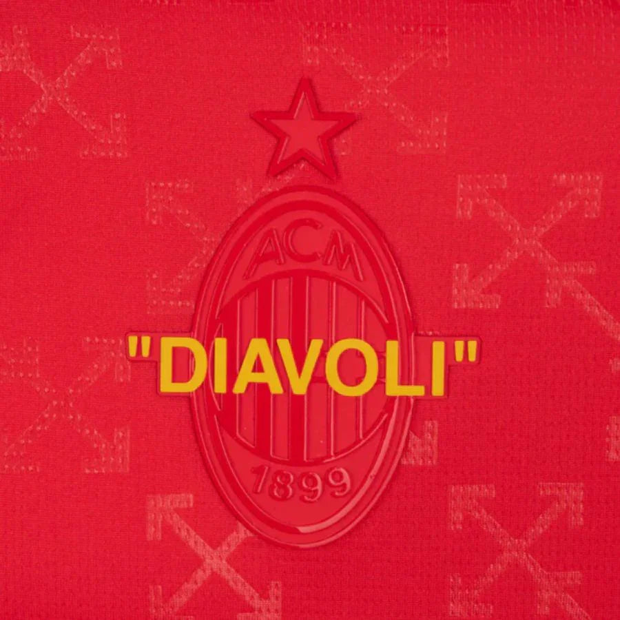 AC Milan RED JERSEY DIAVOLI X OFF-WHITE™ Fan Jersey 2025
