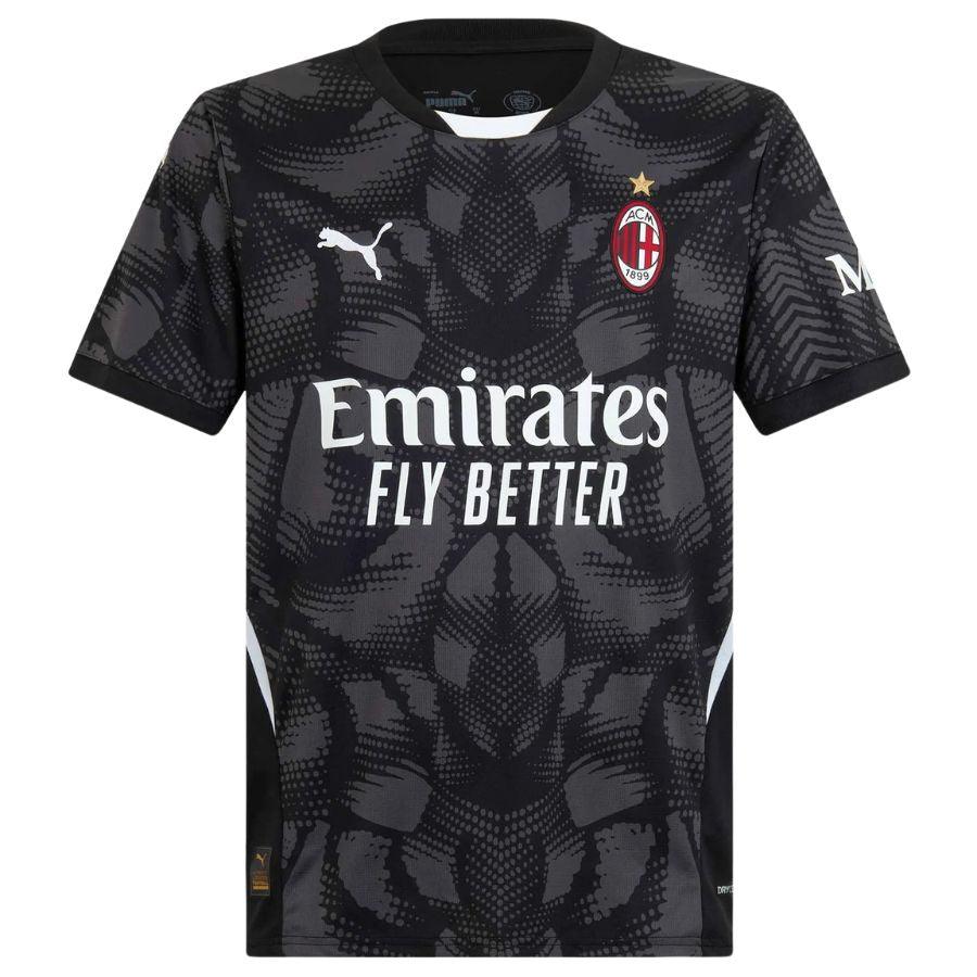 AC Milan GK Home 2024/25 Patches UCL UEFA Foundation (Official Printing)