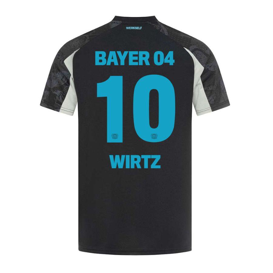 Bayer 04 Leverkusen Third Fan Jersey 2024/25 Patches UCL UEFA Foundation (Official Printing)
