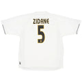 Zidane #5 Real Madrid Home Retro Jersey 2003/04